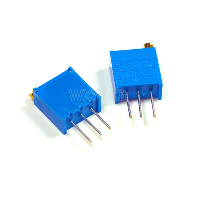 3296W 3296 Trimpot Trimmer Potentiometer 10pcs 50 100 200 500 Ohm 1K 2K 5K 10K 20K 50K 100K 200K 500K 1M Ohm 103 100R 200R 500R trimmer potentiometer