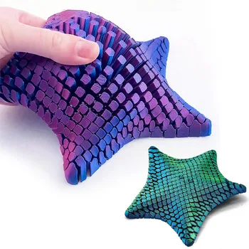 3D Articulated Starfish Fidget Toy 1
