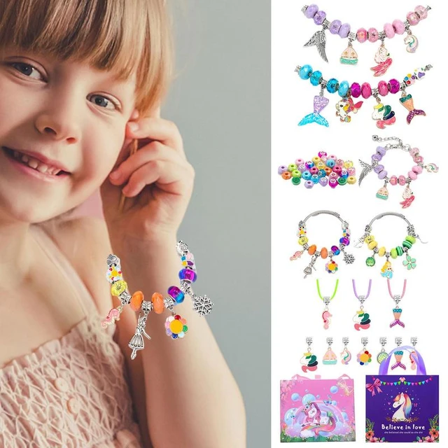 Friendship Bracelet Thread Maker Kit Toys Making Bracelet Strings Tools Kit  With Colorful Thread And Beads For Girls - AliExpress