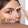 4D Hair Like Eyebrows Makeup Waterproof Eyebrow Tattoo Sticker Long Lasting Natural Fake Eyebrow Stickers Cosmetics 10 pairs 1PC 5