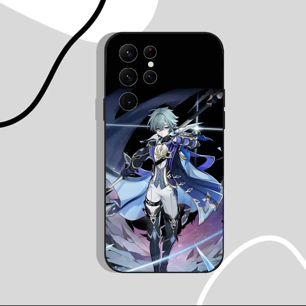 L-Lohen G-Genshin Impact Black Shell Phone Case