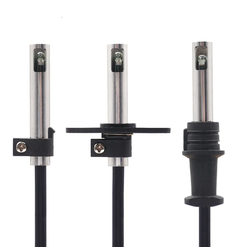 QRB1 Flame Detector Glass Bubble High Sensitive Flame Sensor Red Photosensitive Electric Eye for Diesel Burner Fire Detection 3
