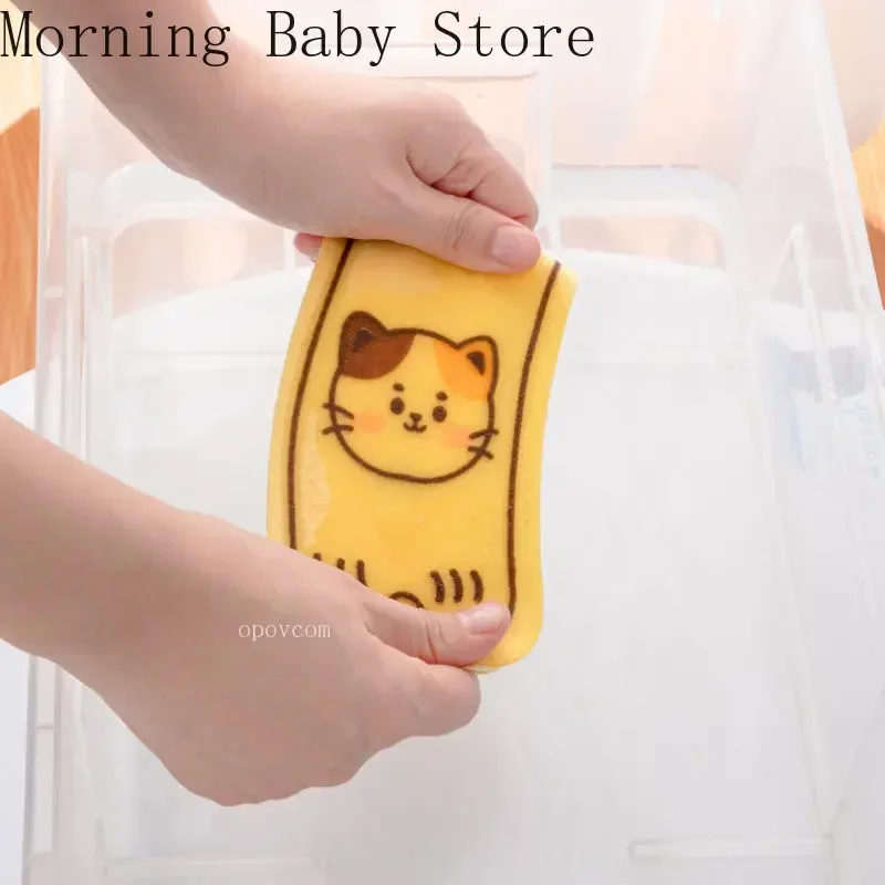 Toilet Mat 1 Pair Cute Cartoon Cat Rabbit Soft Washable Bathroom Accessory
