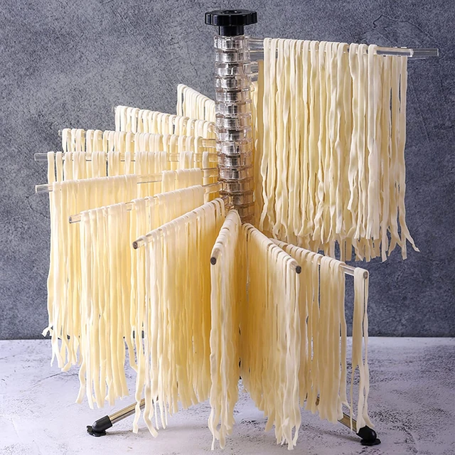 Collapsible Pasta Drying Rack For Easy Storage Pasta Rack