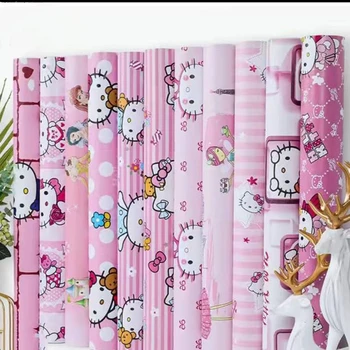 카툰 자체 접착 방수 방습 벽지, 방 장식, 침실, 렌탈 하우스, 비닐 종이, 테이프 접착제