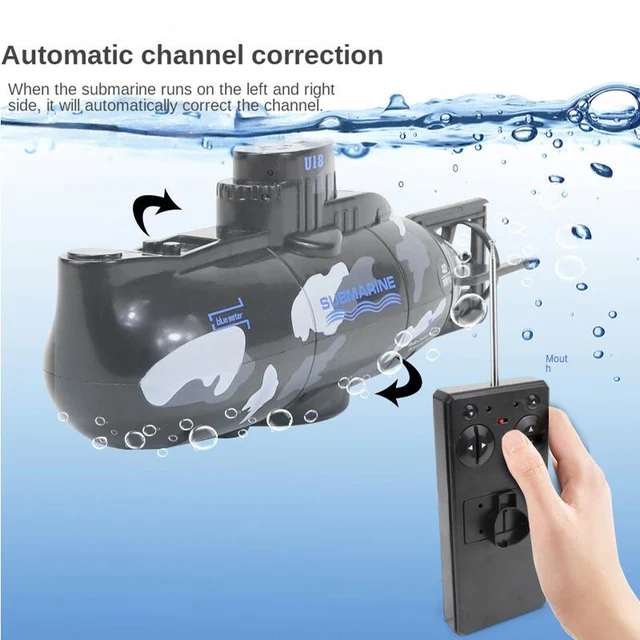 children's remote-controlled submarine nuclear submarine ship-filled hovering waterproof fish tank toy simulation military model 4