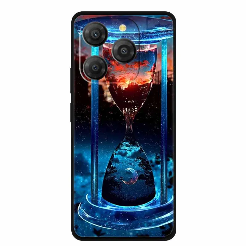 Black Silicone Protective Case for Smartphone - Durable TPU Cover