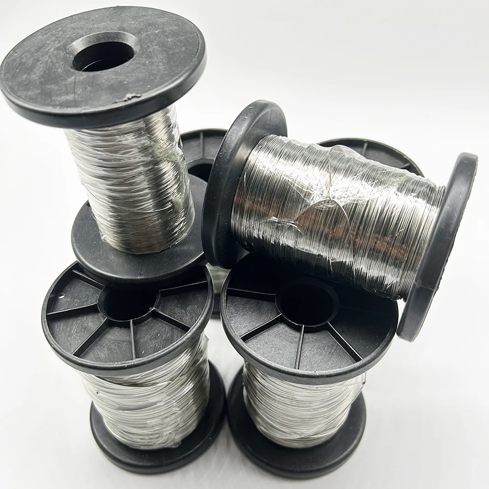 304 Stainless Steel Wire Rope 0.2mm 0.3mm 0.4mm 0.5mm 0.6mm 0.8mm 100m Soft Cable rustproof Clothesline Single core wire stainless steel wire rope stainless steel cable rope stainless steel soft wire