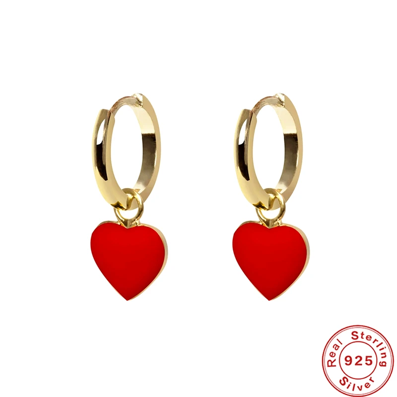 Canner Colore Gocciolante Olio Pendientes Mujer Orecchini Per Donna Orecchini A Cerchio Piercing Pendientes Mamma Regalo 2021 Tendenza Cartilagine