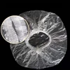 100Pcs Disposable Shower Bath Cap Plastic Waterproof Woman Head Hair Cover Bathing Hat Plastic 3