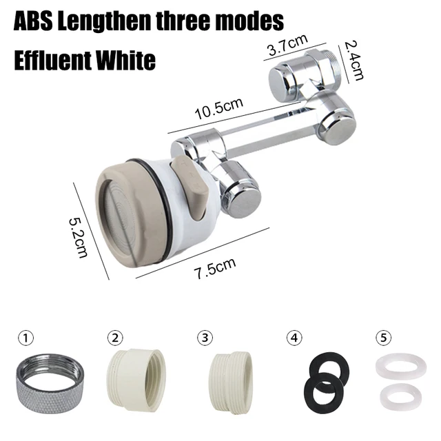 Universal 1080 Swivel Robotic Arm Swivel Extension Faucet Aerator