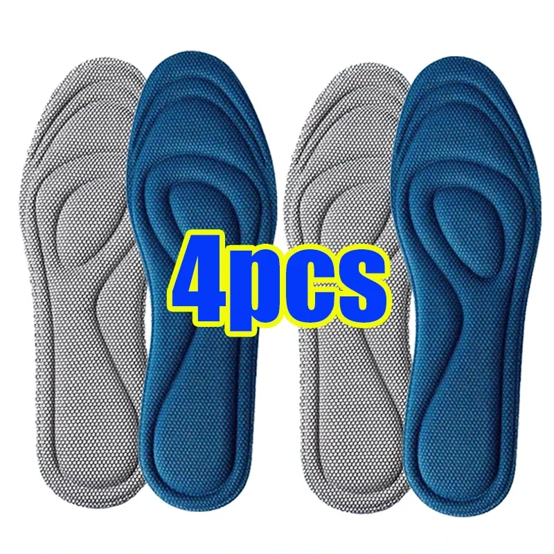 thumbnail image 1 of Plantillas ortopédicas de espuma viscoelástica unisex para zapatos, desodorización antibacteriana, absorción del sudor, calzado deportivo, almohadilla para correr, 1 of 5