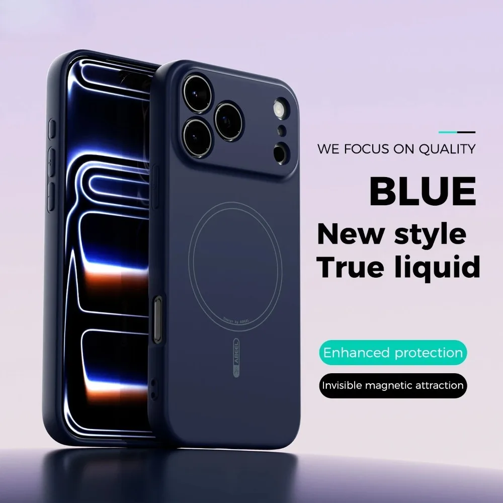 Ultra-Durable Liquid Silicone Magnetic Phone Case Cover