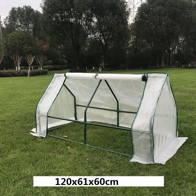 1 Db Mini Téli Esőálló Pe Fólia Keret Nélkül Fehér Háló Vastag Zamatos Növények Napfény Szoba Kerti Üvegház Borítás - Image 4