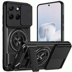 Matte Black Anti - Shock Case with Slide Camera Protection for Motorola Edge 70 Fusion (Black)