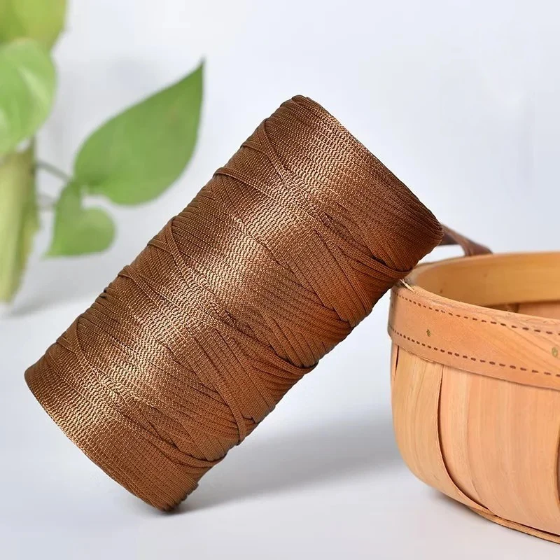 Ice Silk Thread for Summer Crochet – 250g Roll, 2.5mm Thick