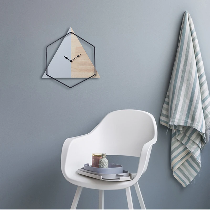 

Wood Decorative Wall Clock Modern Design Home Silent Creative Mural Table Wall Clock Deco House Horloge Murale Digital Clock
