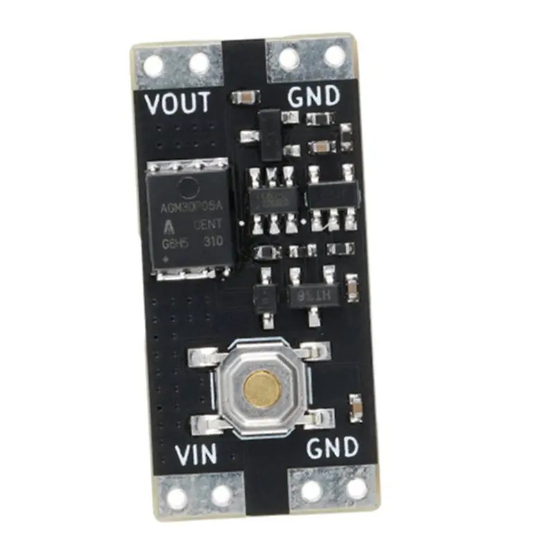 GROCE-20Pcs 단일 본드 버튼 바이스테이블 스위치 모듈 4.5-26V 1.3UA 부하 10A 저전력 광전압 미니 원 키 스위치 모듈