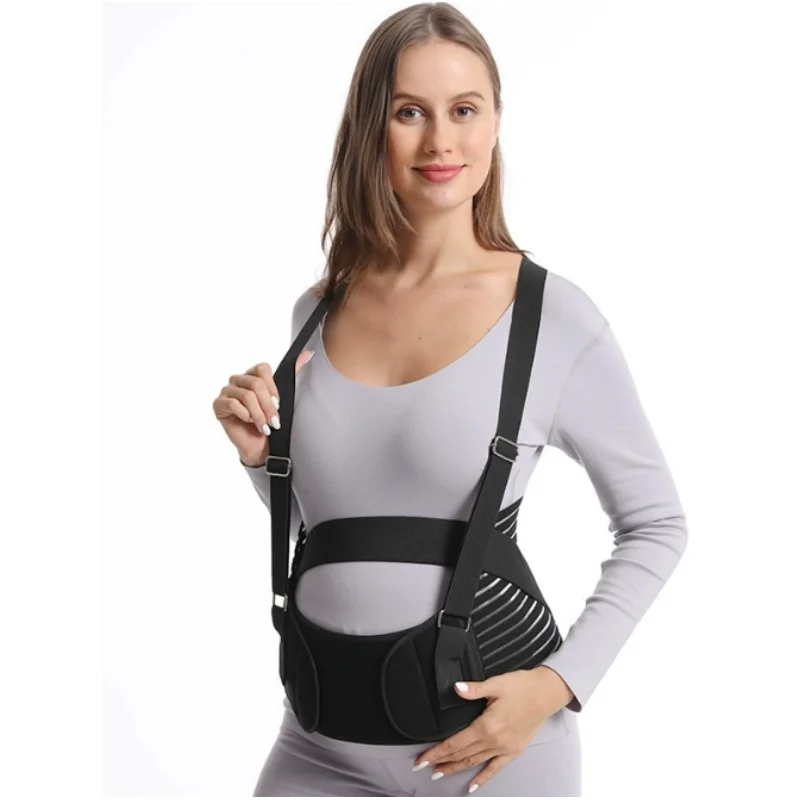 FDA 4 in1 Pregnancy Support Belt Maternity Women Waist Belt & Postpartum Band - Relieve Back, Pelvic, Hip Pain B0090