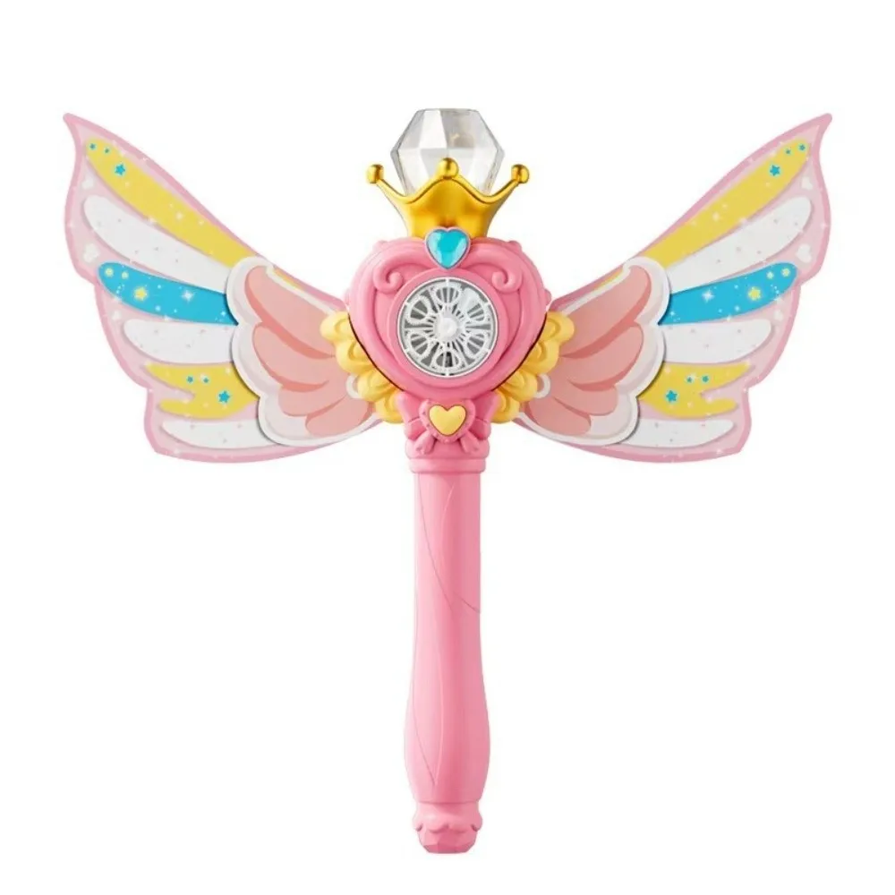 Gift Automatic Electric Bubble Maker Handheld Luminous Bubble Machine with Wings Bubble Wand Wedding Party