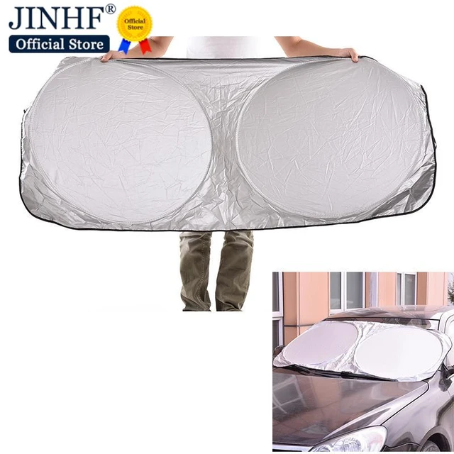 Heißer Auto Visier Windschutzscheibe Windschutz Sonne Block Abdeckung Klapp  Jumbo Vorne Hinten Auto Fenster Sonnenschutz UV Schützen Auto Fenster film  - AliExpress