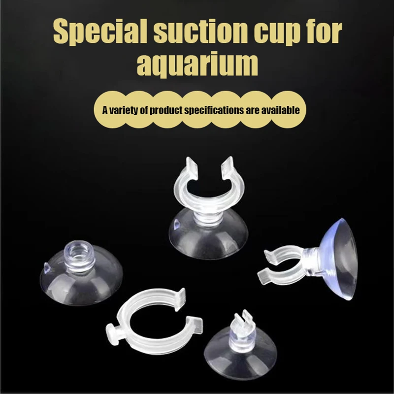 

10Pcs Aquarium Suction Cup Fish Tank Oxygen Pump Hose Fixation Suckers Air Tube Fixing Clip Heater Thermometer Suction Cups