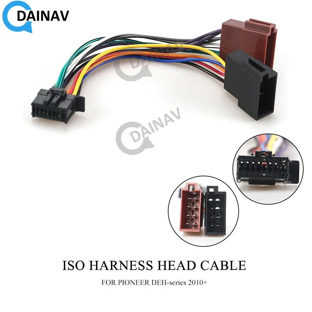 

15-107 Car ISO Harness Head Cable for PIONEER DEH-series 2010+ Stereo Radio Wire Adapter Plug Wiring Connector Cable