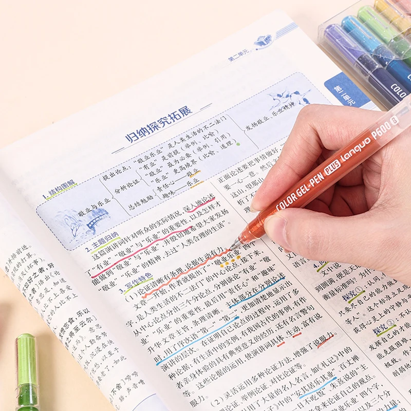 مجموعة أقلام جل مكونة من 24 لونًا، أقلام تلوين جما...