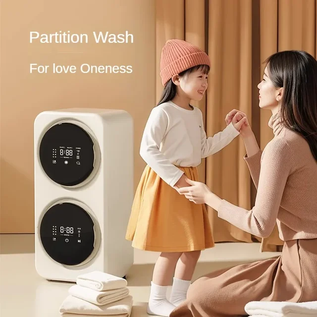 Washing Machine Double Tank  Underwear Washing Hosiery Machine Automatic Mini Washing Machine Portable Small Appliances 1