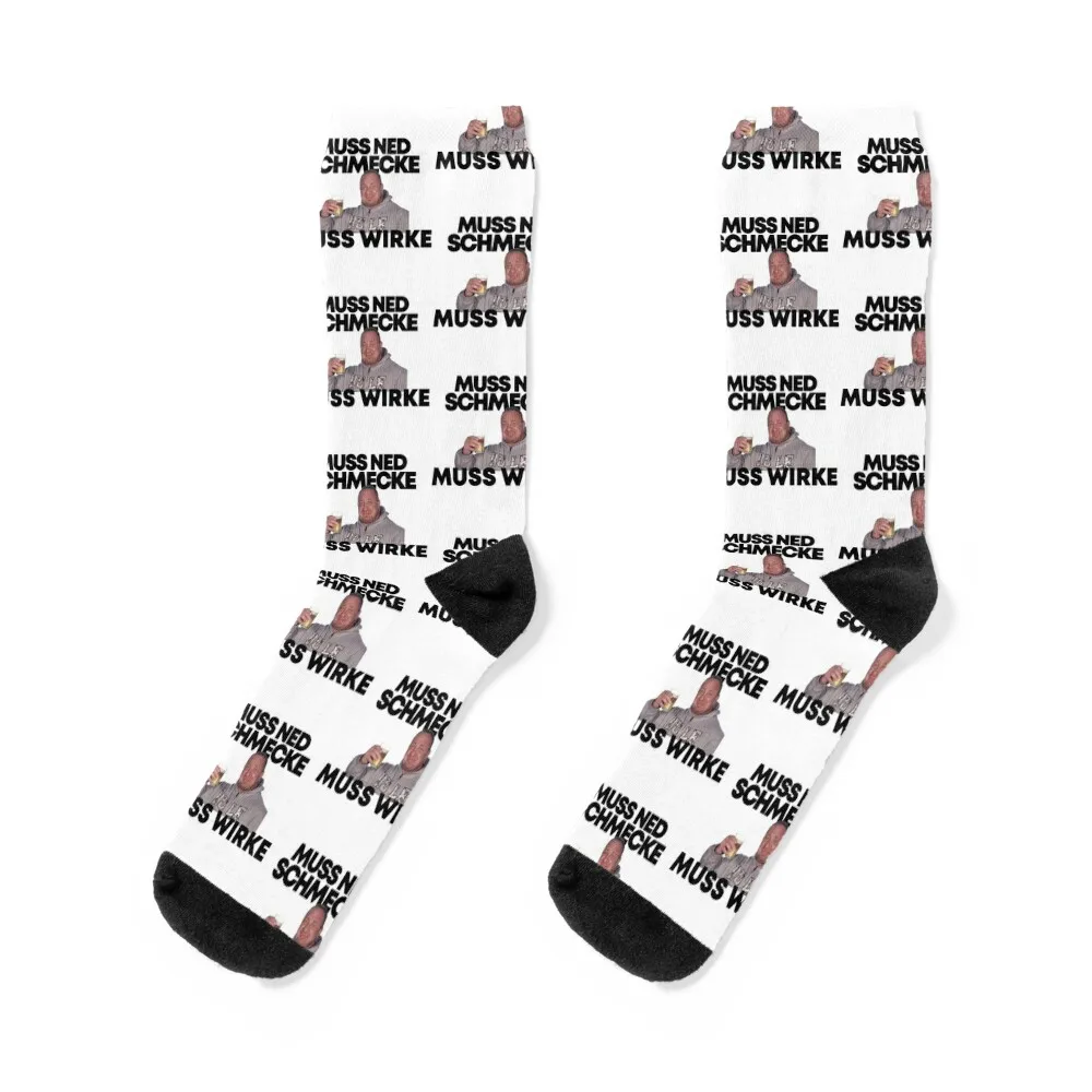 

Markus Rühl Meme Muss ned schmecke muss wirke Socks Sports sports and leisure Men's bright garter Socks For Girls Men's