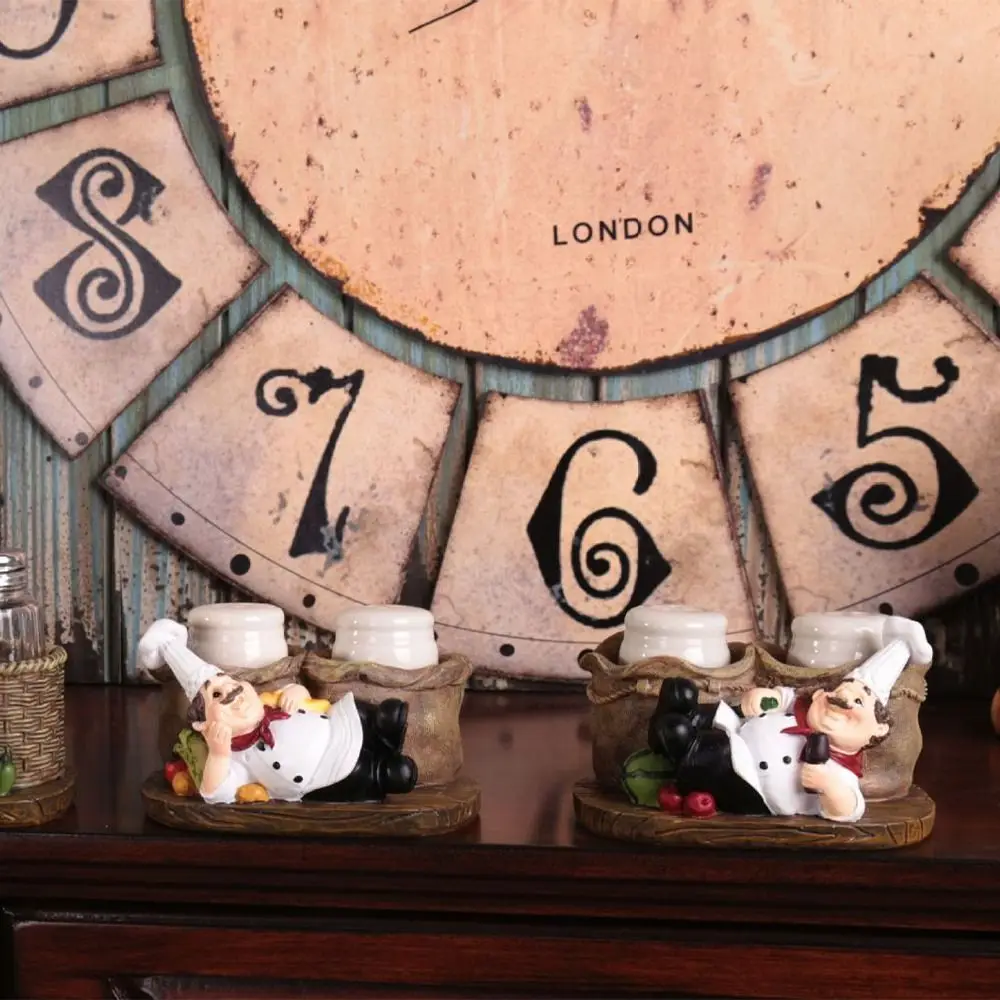 Craft Resin Seasoning Jar Retro Unique Powder Bottle Exquisite Creative Storage Can Hotel 4