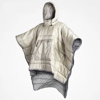 남녀공용 휴대용 레이지 망토 침낭, 보관이 간편한 야외 캠핑, 따뜻한 수면 이불, 여행용 판초, 겨울 신상