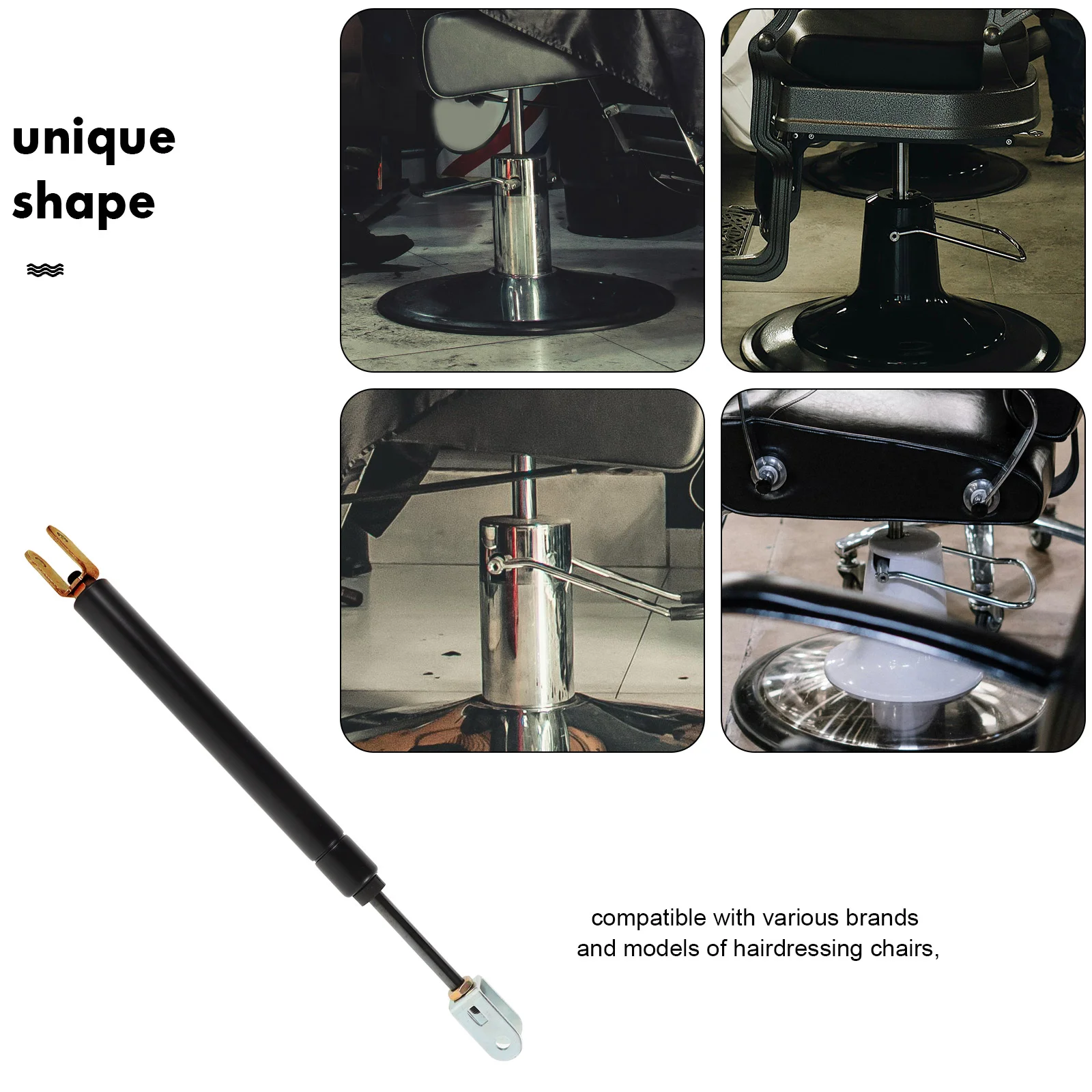 Salon Chair Pump Rod Replacement Barber Chair Pump Rod Gas Spring Mounting For Repairing Accessory