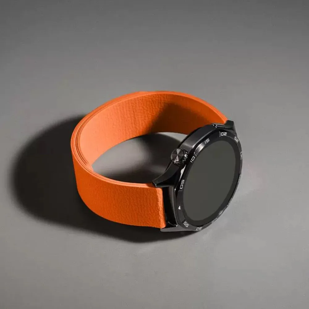 Versatile Silicone Magnetic Watch Strap - Adjustable 18mm/20mm/22mm