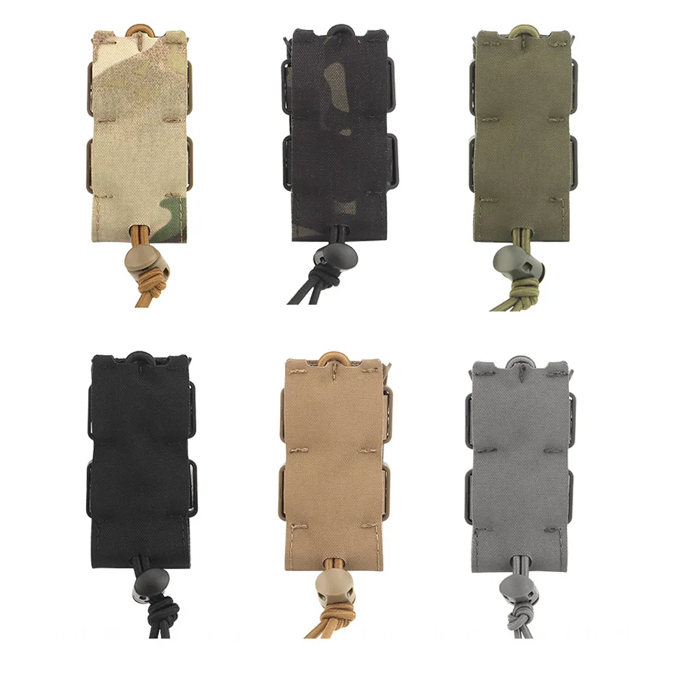 

Outdoor Molle Tactical Single 9mm Magazine Pouch Pistol Mag Bag Hunting Flashlight Torch Holder Tools Accessory Bag