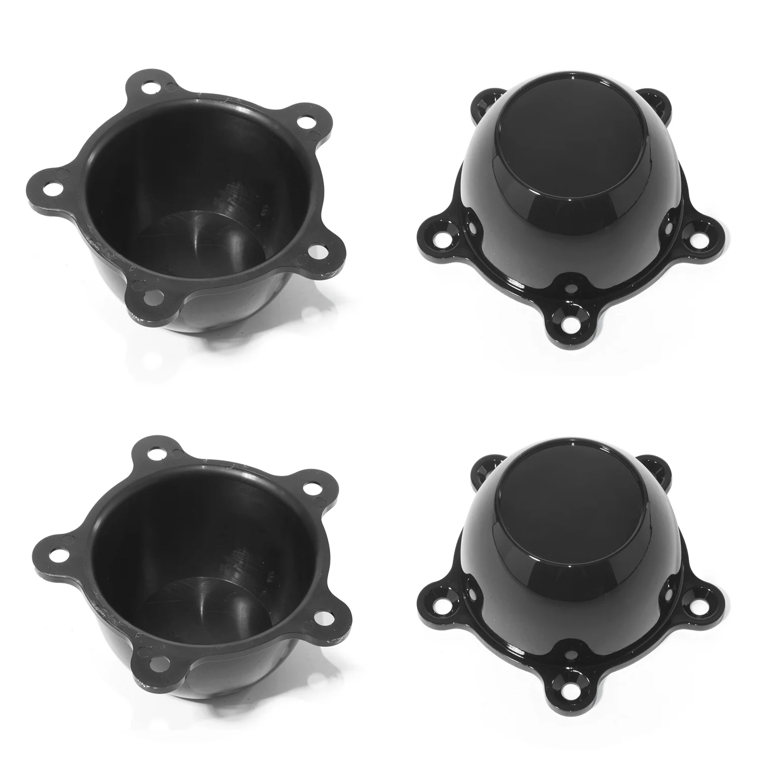 CFPerformance 1 Stück/4 Stück 49,8 mm (1,96 Zoll/1–15/16 Zoll) 5 HUNDE OHR 1,96 Zoll Abstandsrad Felgen-Mittelkappen Außenteile Autofelgen Radkappe – Detail 12
