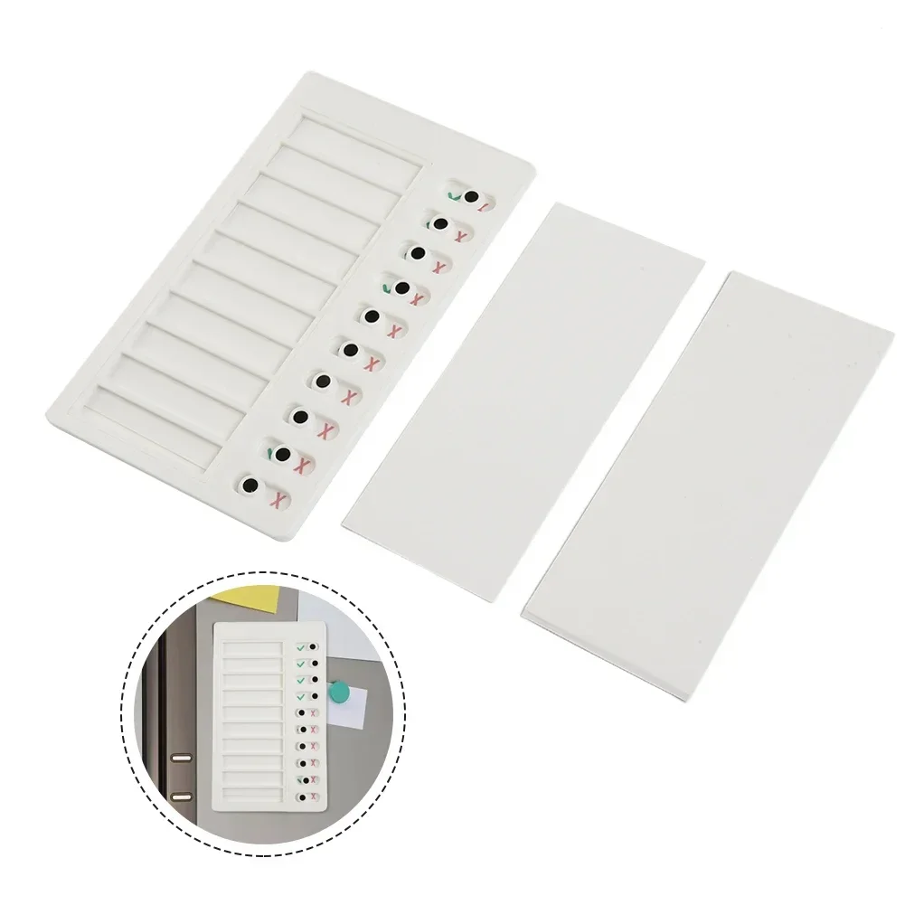 Blank Card Reusable Memo Chart Board for Daily Routine and Task Management Gift