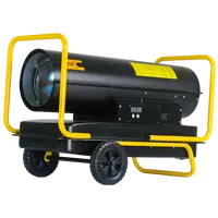 FM 175,000BTU Forced Poultry Brood Industrial Air Diesel Kerosene Fuel Heater Kerosene Portable Design Overheat Auto Shutoff 2