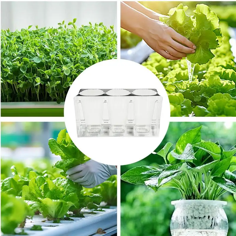 Seedling Tray Growing Plant Starter With Drain Hole Multi-Functional High Strength Outdoor Gardening Tools For Greenhouse Home