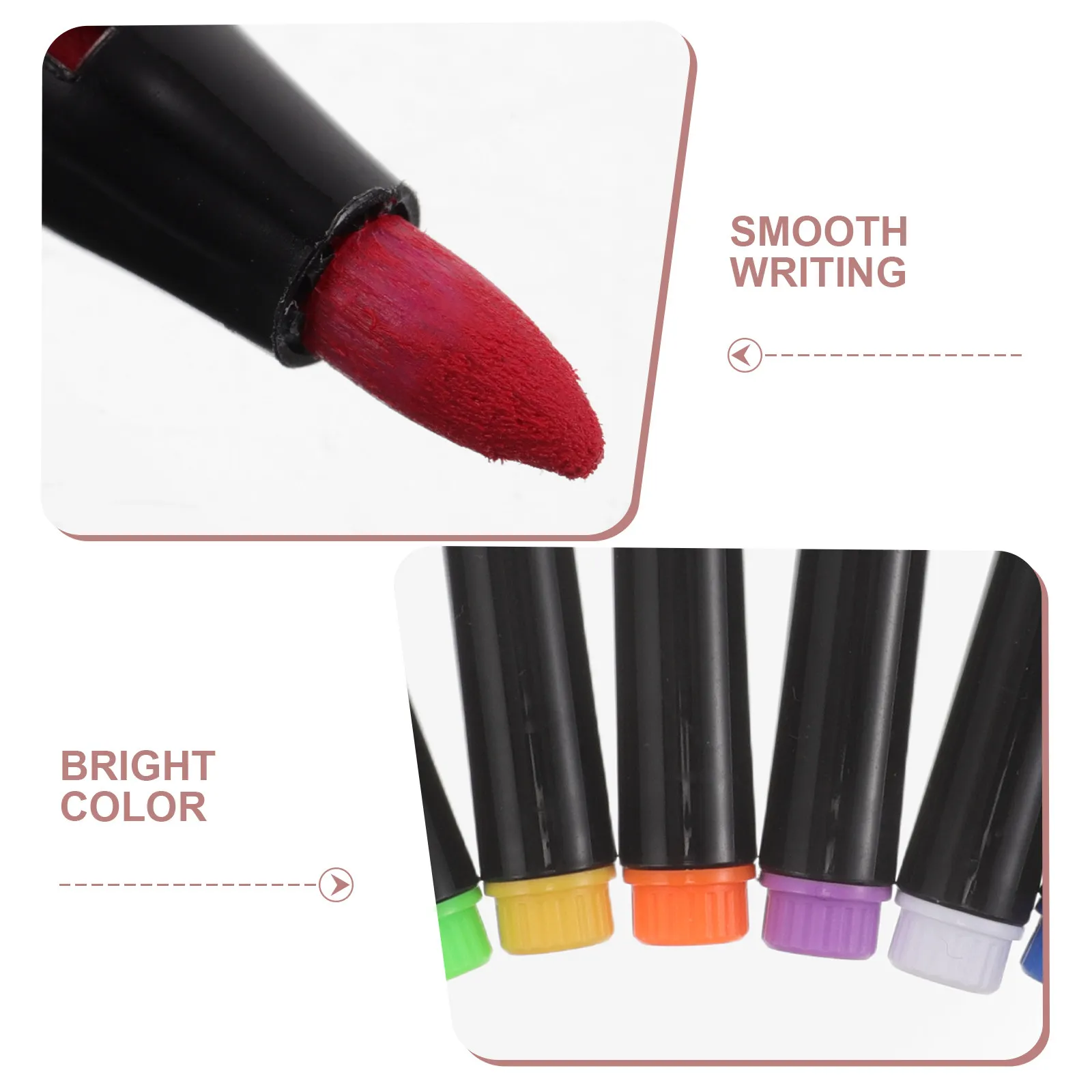 16Pcs 수용성 화이트 보드 마커 네온 액체 분필 펜 부드러운 쓰기 건식 지우기 사무실 용 지울 수있는 유리 보드 마커