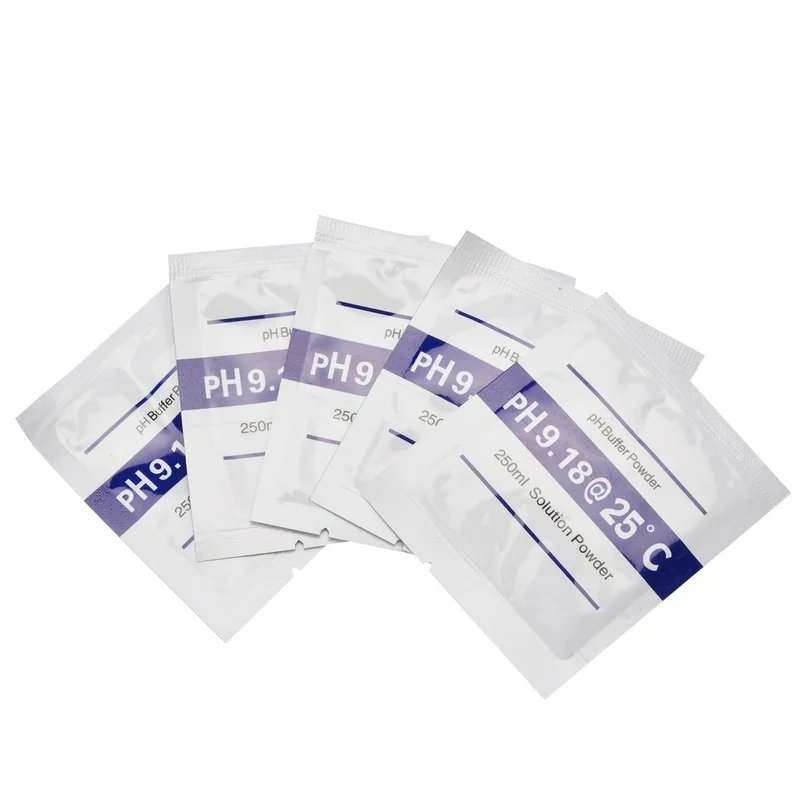 15pcs PH Calibration Powder ONLY 4.01 6.86 9.18 PH Buffer Powder Measure Calibration Solution For Test Meter 6