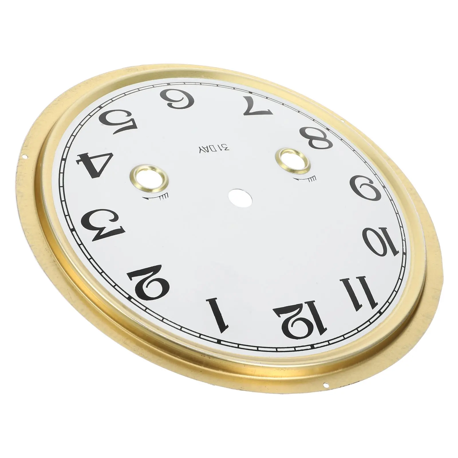 Clock Dial Mini Craft Kit Faces for Crafts Suite Clocks Living Room Zinc Alloy Modern Wall