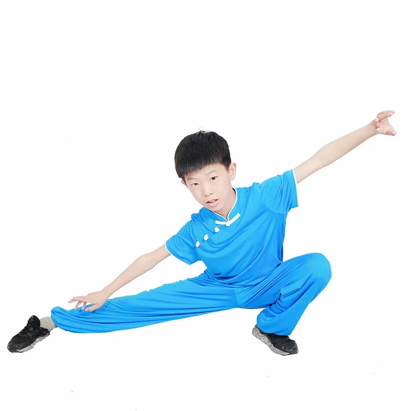 

Adults And Children Elastic Wushu Clothing Tai Chi Clothes Martial Art Uniform Kung Fu Dress Kun Master Sports Set 2023 New
