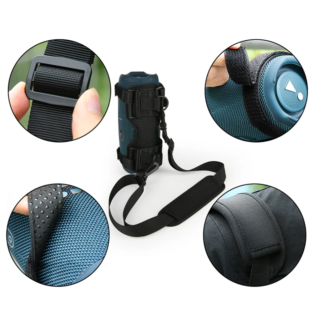 Travel Carrying Shoulder Strap Adjustable Strap for Walking Hiking Camping Protective Cover for JBL Charge 3/4/5 for UE Boom 2/3