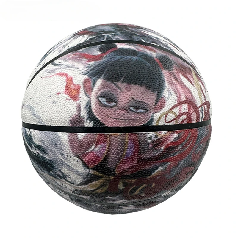 Nezha Basketball Peripheral Training Camp Competition Physical Education Class PU High Elastic Wear-resistant Magic Boy 4