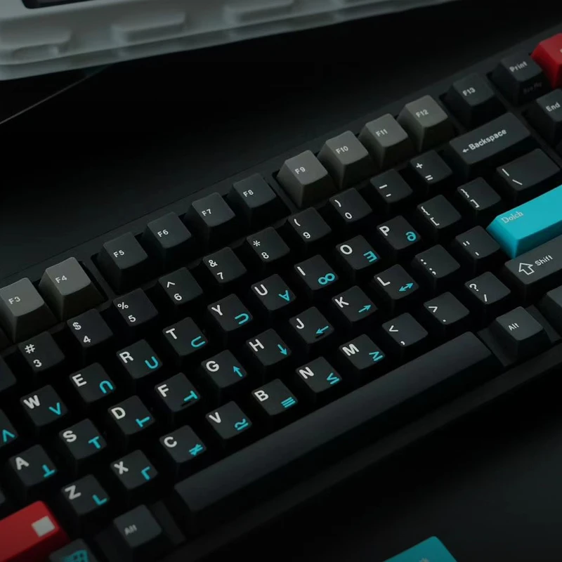 Keykobo Dolch kkb 테마 키캡 세트 체리 프로파일 키캡 커스텀 ABS 키보드 캡 기계식 키보드 게이머 선물 마우스 패드