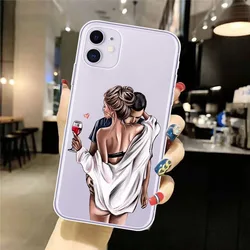 Fashion Couple Shockproof Silicone Soft Phone Case - iPhone 11 Pro (-1)