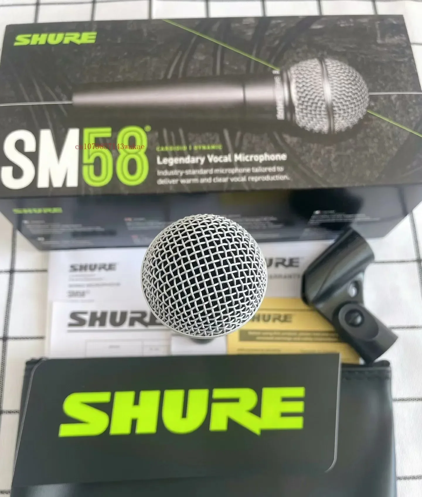 Wired Vocal Microphone Original 3PCS Shure SM58S Legendary Wired Vocal Dynamic Microphone High Quality Professional DJ Cardioid Mic Karaoke KTV Show