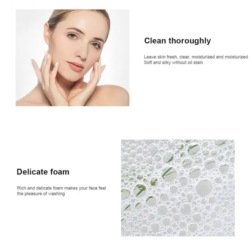 Face Wash-60g Deep Cleansing Sakura Facial Cleanser Moisturizing Nicotinamide Amino Acid Gentle Face Washing Milk Refreshing Oil Control