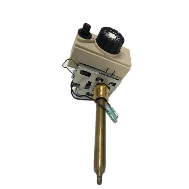 

Thermostat control valve for gas-fired geyser boiler